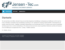 Tablet Screenshot of jensen-tec.com